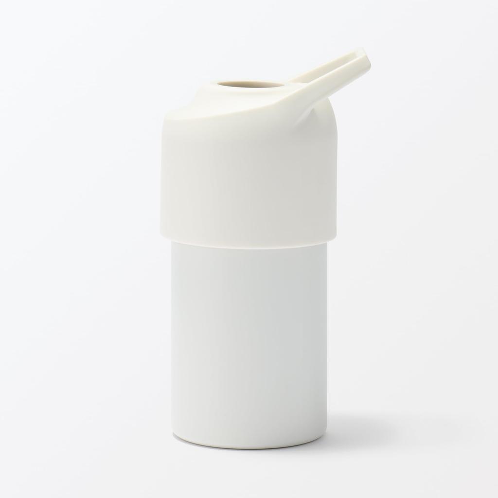 MUJI Portable Cooler Holder for PET Bottles, White, 500-650mL Capacity, 84908194