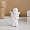 Creative Knee Leaning Cherub Resin Craft Ornament Home Angel Decoration