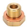 Car High Strength Universal Pressure Temperature Gauge Sender Adapter 1/8in NPT to M14x1.5 Male Auto PartsReplacement Sensors2