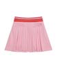 CHUCUCHU Paper Slit Pleated Skirt (Light Pink) Cbfss-Sk003W