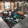 Green Camo Football Crest Carpet Rug For Living Room Bedroom Home Sofa Decoration Kids Play Nonslip Floor Mat