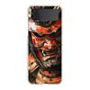 Transparent Phone Case For Samsung Galaxy Z Flip 3 4 5 6 7 Hard Folding PC Z Flip3 Flip4 Cover Japan Ghost Face Samurai