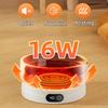 Ceramic Heated Coaster Heated Pet Bowl 4 Temperature Settings Dog Dish Drinking Dispenser Thermal Water Plate For Animals