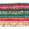 Naturmuschel gefärbter runder Scheiben-Abstandshalter für DIY Armband- & Halskettenherstellung