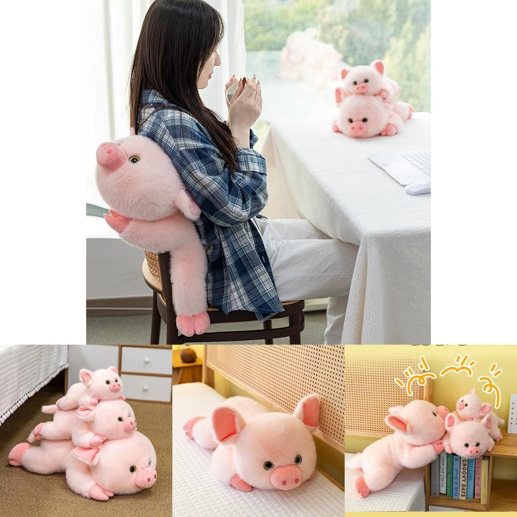 Cute Pig Animal Plushie With Short Hair For Kids Play And Decor