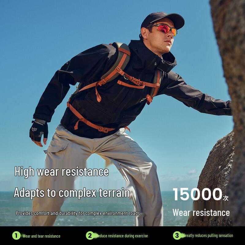 NVG·YOUNG Men's Short Waterproof Outdoor Jacket