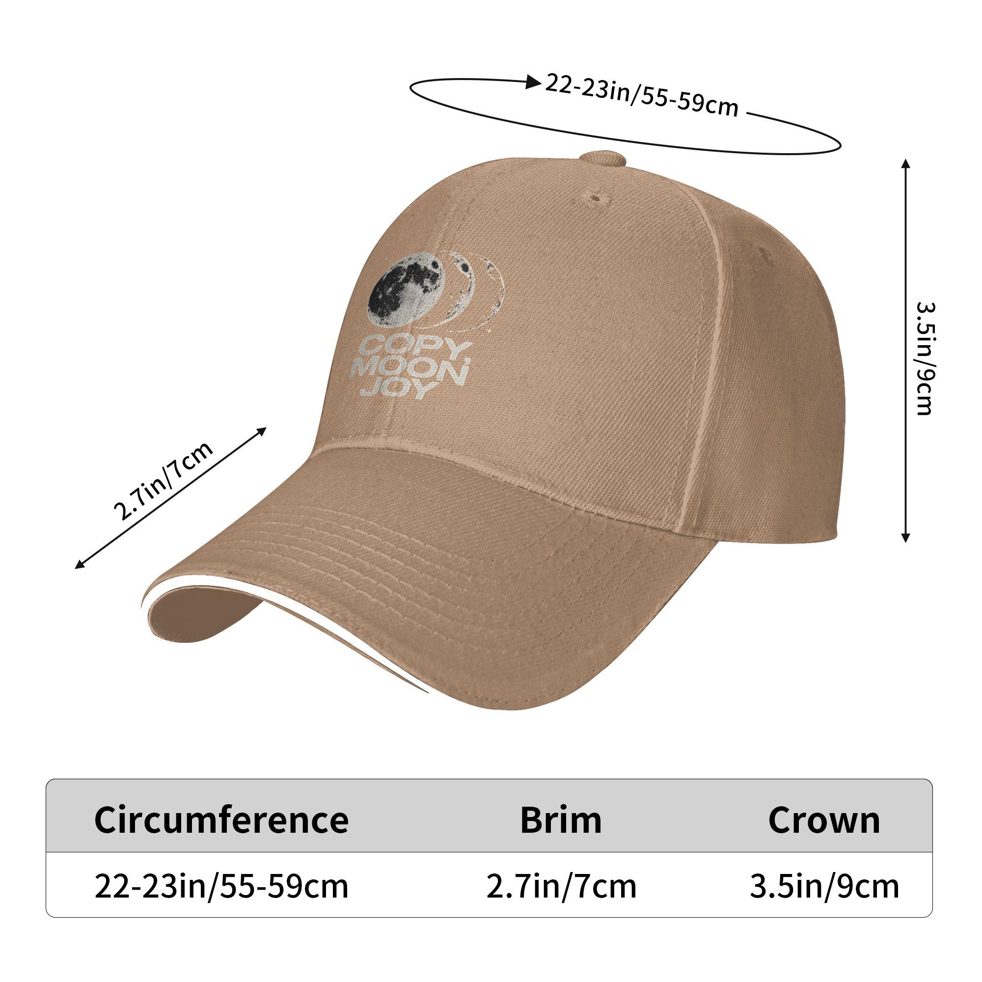 

Copy Moon Joy Sun Baseball Cap Summer Couple Women Print Trucker Hat Adjustable y2k Funny Hunting Camping Snapback Cap One Size хакі