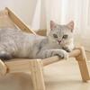 Katten Sisal Loungestoel Sisal Krabpaal Verhoogd Bed Katten Hangmat Verwijderbaar Sisal Kussen Verstelbaar Voor Binnenkatten Alle Seizoenen