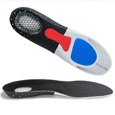 Orthopädische Einlegesohlen für Männer und Frauen, Memory Foam-Kissen, Gel-Einlegesohle, Silikon-Fußgewölbestützpolster, Sportschuhpolster, weiche Laufeinlage