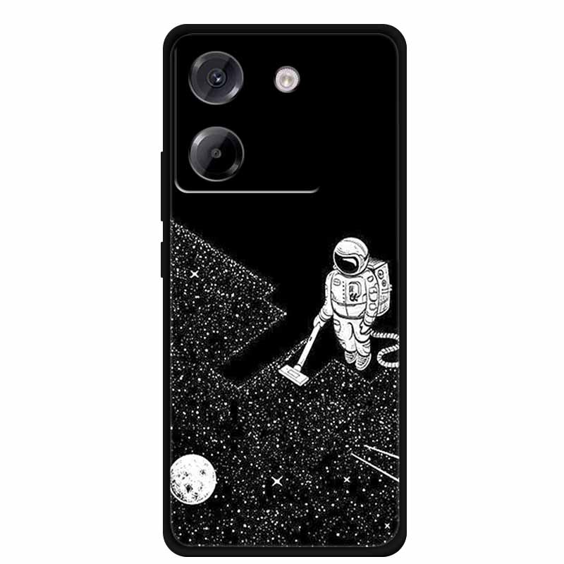 For Xiaomi Poco M7 Pro 5G Case Cartoon Painting Style Soft Silicone TPU Back Cover Cases for Poco M7 Pro 5G Shockproof Cover New