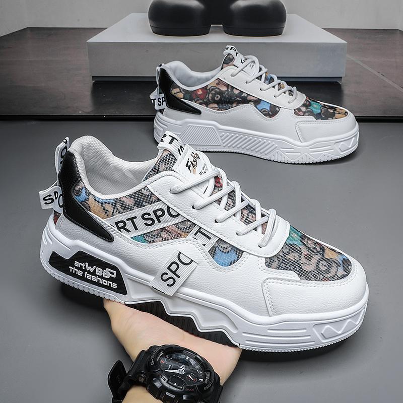 

Новая мужская обувь на лето 2025 года, модная спортивная и повседневная многофункциональная обувь для скейтборда с повышенной воздухопроницаемостью 39