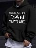 American/European Style Unisex Autumn/Winter Printed Hoodie Long-Sleeve Sweatshirt, Self-Expression Slogan Print Hooded Sweatshirt, Niche Trendy Casu
