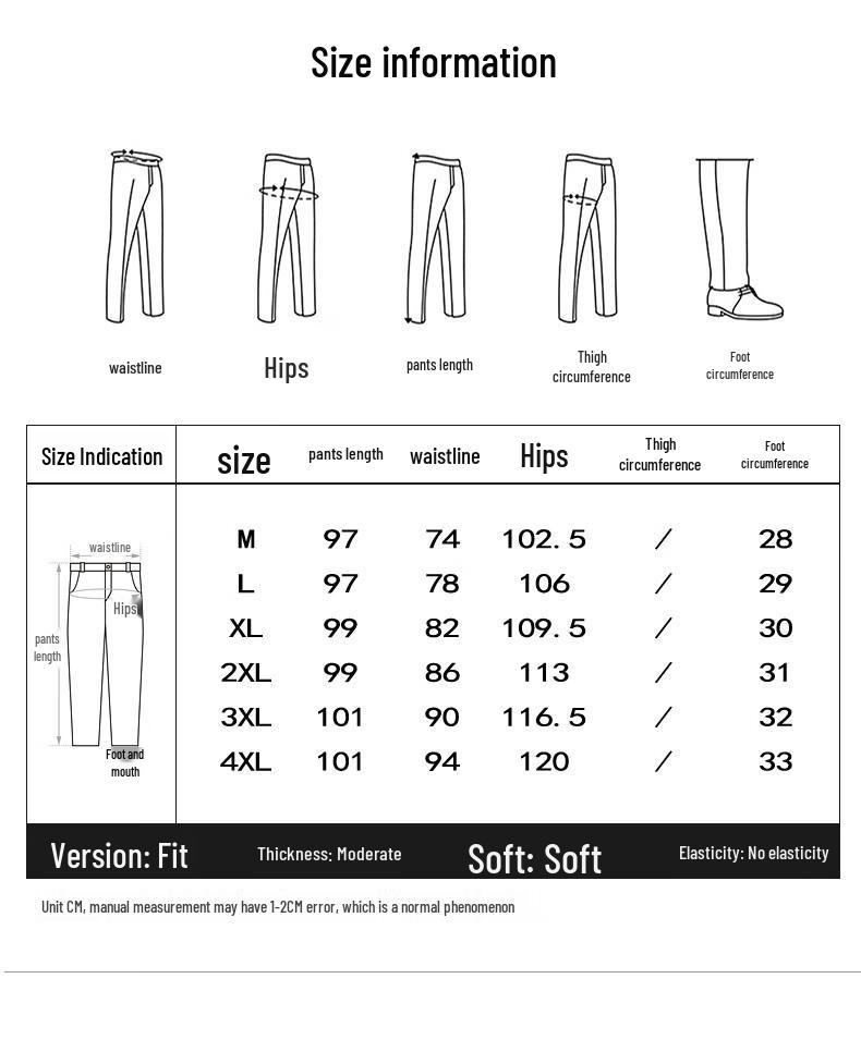 Tucano Men's Spring/Autumn Wrinkle-Resistant Straight-Leg Casual Pants