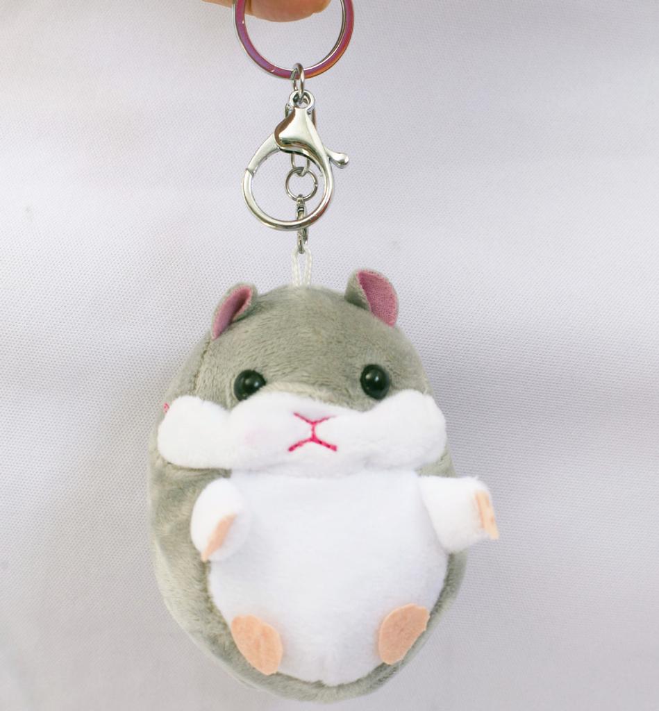 Neues Produkt Niedliches Hamster Plüschtier Schlüsselanhänger Taschenanhänger Gelb Geschenk Tier