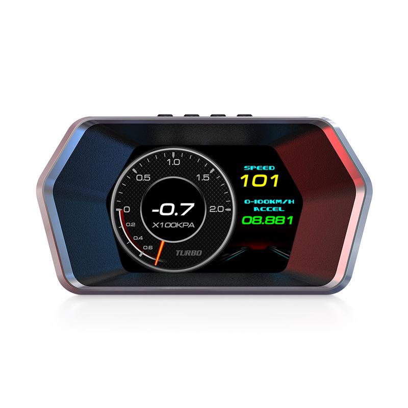 Universal Smart OBD Car HUD: Portable Head-Up Display with HD Speedometer