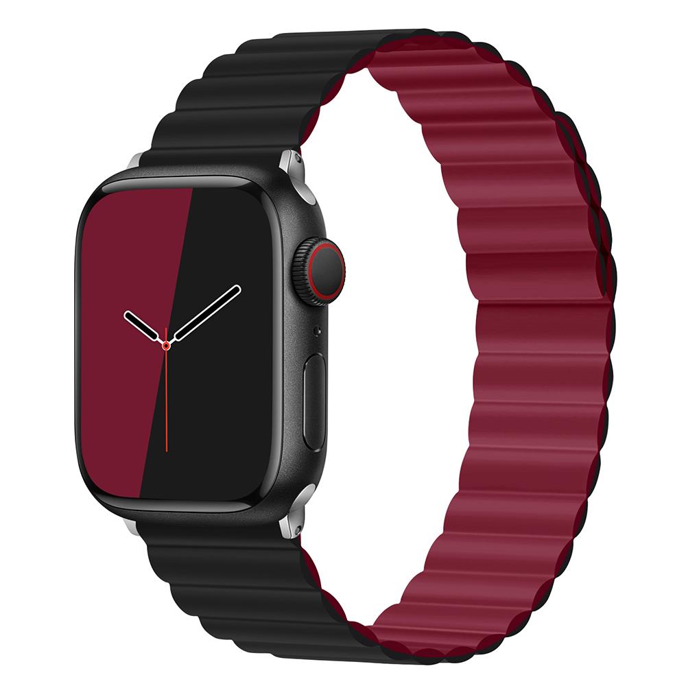 Einfaches MagnetverschlussbandFür Apple Watch Ultra 9 8 7 49mm 45mm 41mm Silikonband Für iWatch 6 5 4 SE 44mm 40mm 42mm