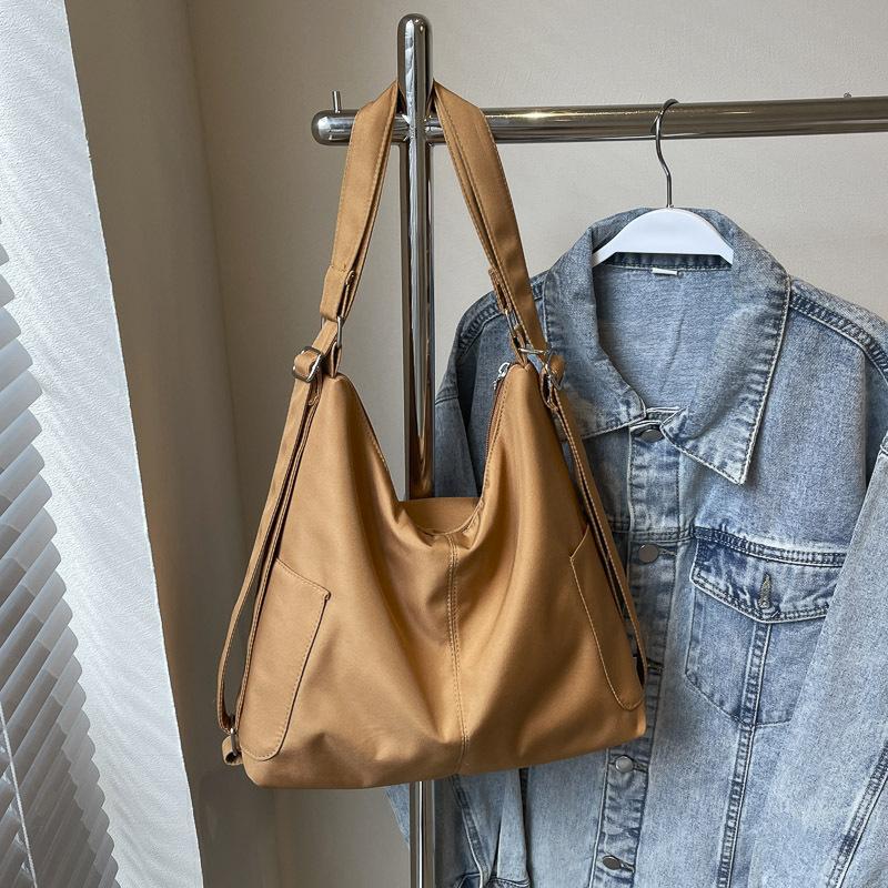 Simple and Large-capacity Tote Bag Women's 2025 New Multi-functional Backpack Fashionable and Casual Shoulder Messenger Backpack