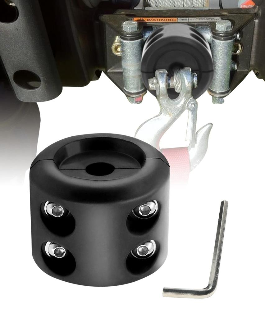 Winch Stopper for Cable Truck UTV ATV Rubber Winch Cable Stopper Universal Winch Cable Hook Stopper Rubber Winch Rope Line Saver
