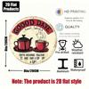 Vintage Metal Poster Wall Art for Kitchen Bar