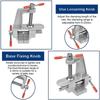 Locator Electric Grinder Holder Rotary Tool Stand for DIY Craft Cutting Grinding-Mini Model Fixing Positioner Horn Cover
