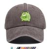 pc Coconut Milk Frog Print Baseball Cap Unisex Breathable Adjustable Duckbill Cap Suitable for All Seasons Multifunctional