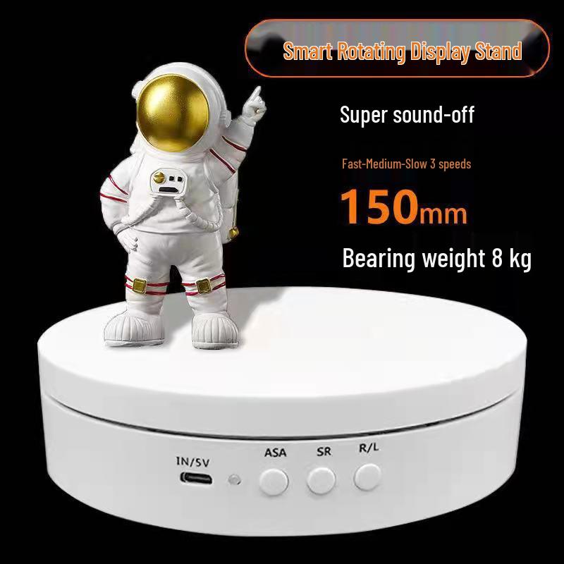 Adjustable Smart Electric Display Turntable for Live Streaming and Shooting
