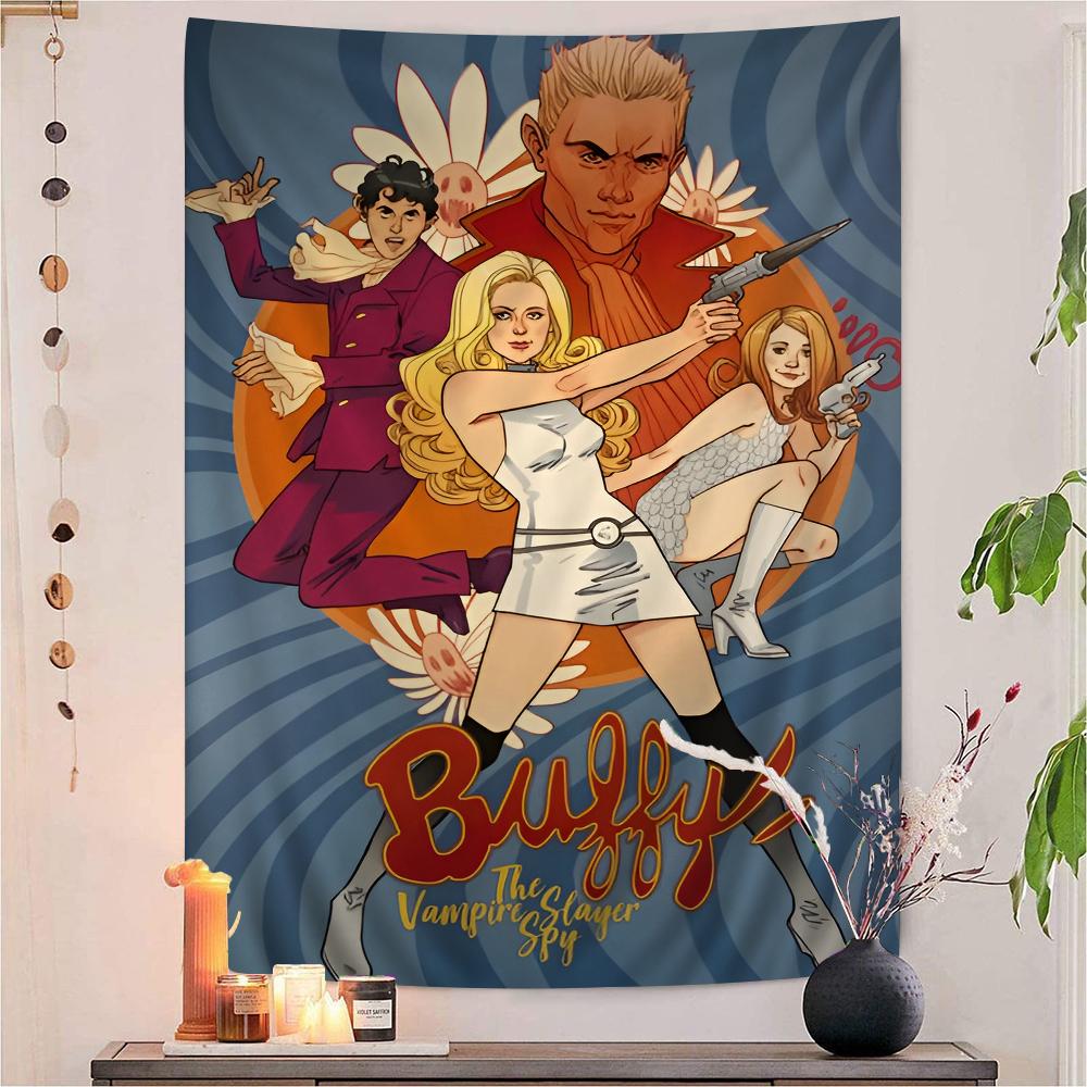 Buffy The Vampire Slayer DIY Wall Tapestry for Living Room Home Dorm Decor Wall Art Decor