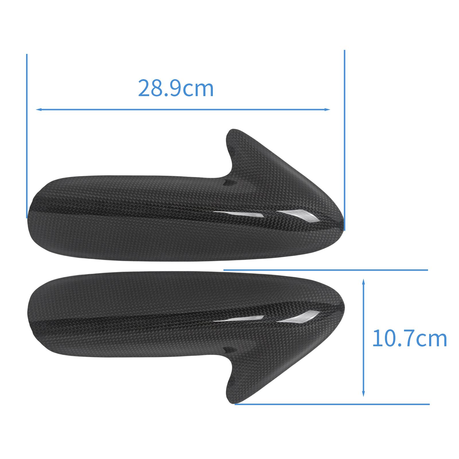 For Ducati 848 1098 1198 Carbon Fiber Tank Cover Side Fairing Gloss