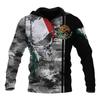2025 Europe, America, Europe and America men's sweater Mexico logo boys sweater 3D printing autumn and winter hooded sweater