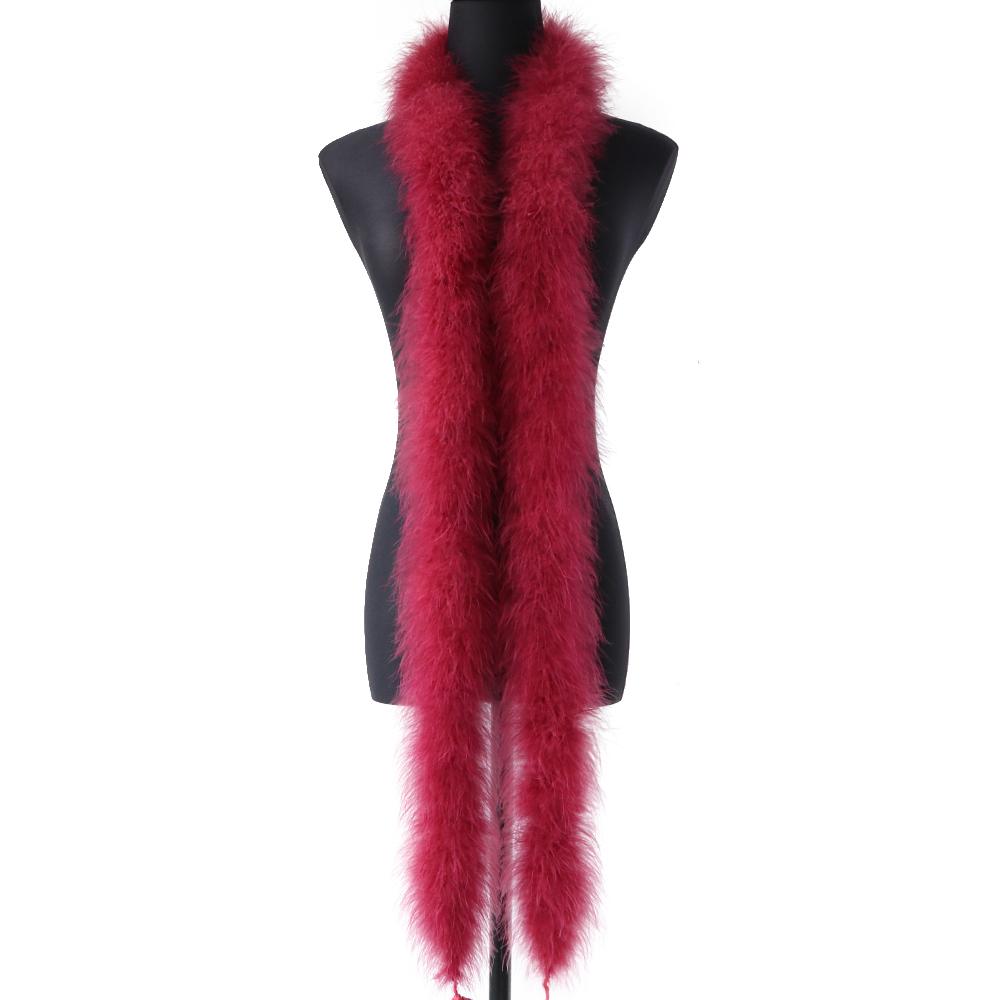 2 Meter Purple Fluffy Marabou Feather Boas For Diy Craft Sewing Trim Home Wedding Party Christmas Decoration 22G
