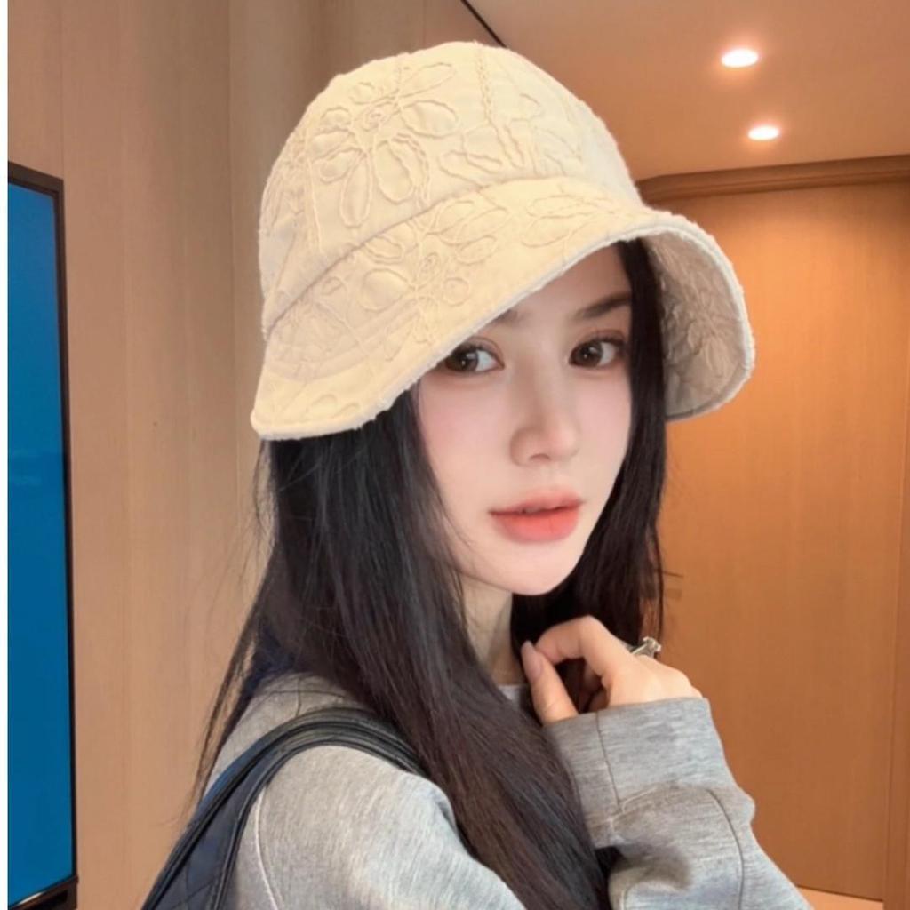 Sun Hat Embroidery Big Eaves Hat Casual Style Cap Summer Bucket Hat Fashion