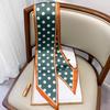 Fashion Point Silk Scarf Female Imitation Silk Spring and Summer Scarf Hair Band Decoration