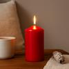 3x Pillar Candle Red 60 X 100 Mm Single