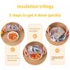 10Pcs Reusable Aluminum Foil Bowl Cover Food Grade Refrigerator Accessories Food Insulation Cover Kitchen Tools