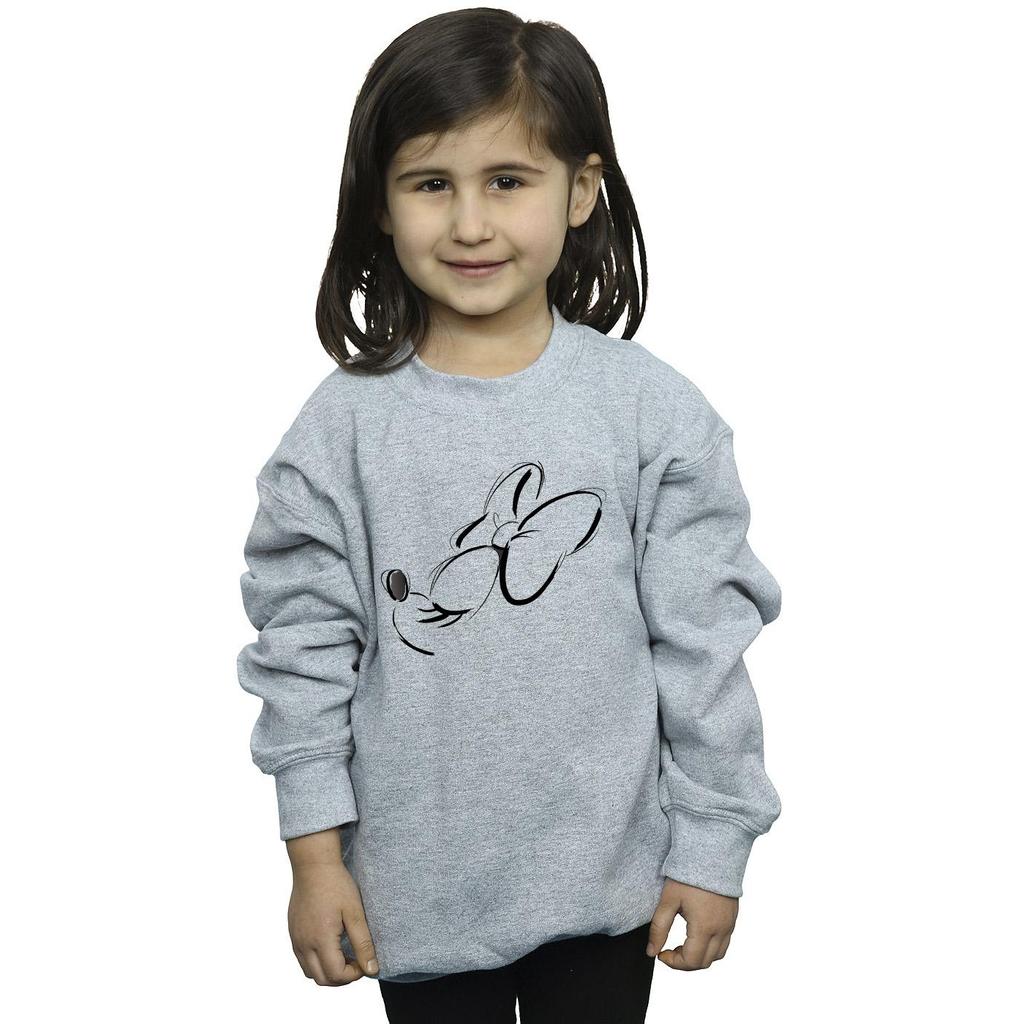 Disney Sweatshirt mit „Minnie Mouse Nose Up“ für Mädchen