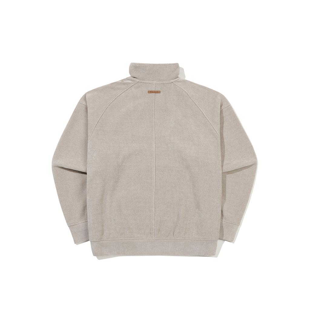 KODAK Creamy Half-Zip Sweatshirt Beige