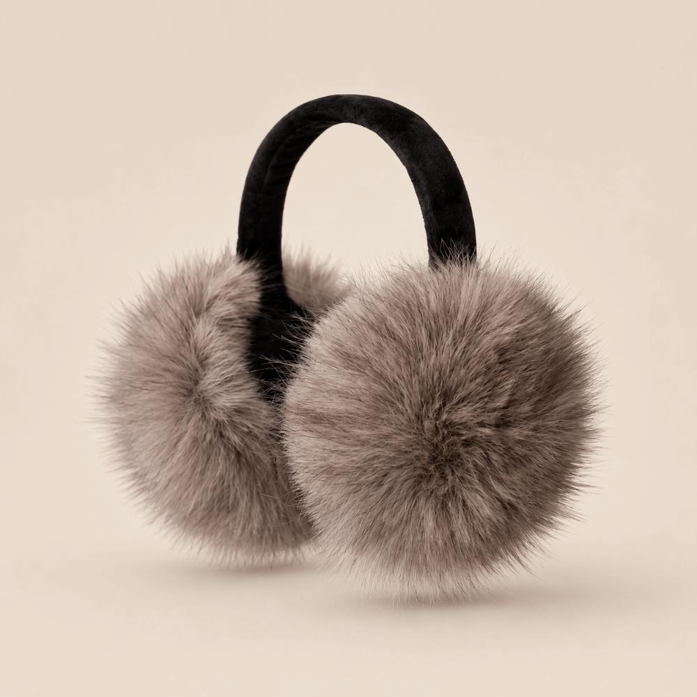 Folding Plush Earmuffs Faux Fur Ear Warmer Fashion Earflap Protection Outdoor