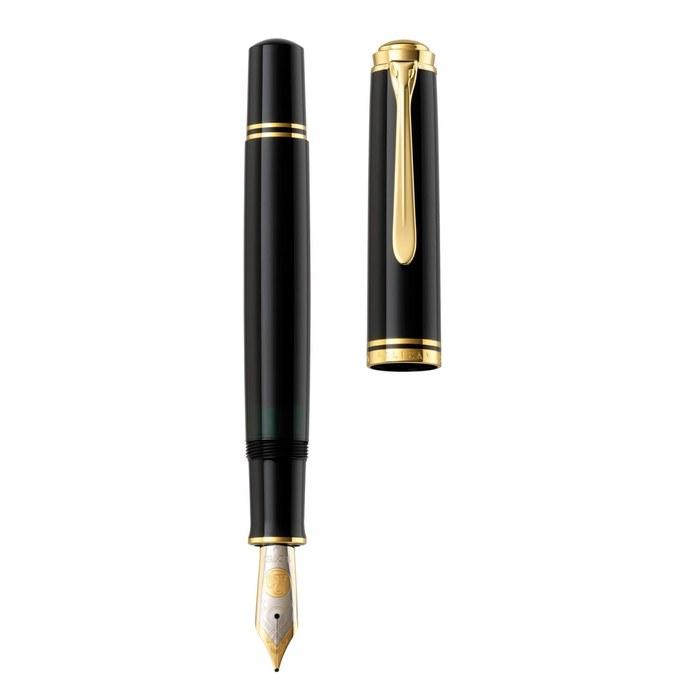 Pelikan Souvern M800 Fountain Pen - Black - Fine Nib