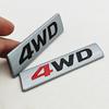 4WD Logo Stickers 3D Metal Emblem Badge Car Stickers Decals For Hyundai iX25 iX35 Tucson Toyota RAV4 Sticker Auto Accessories