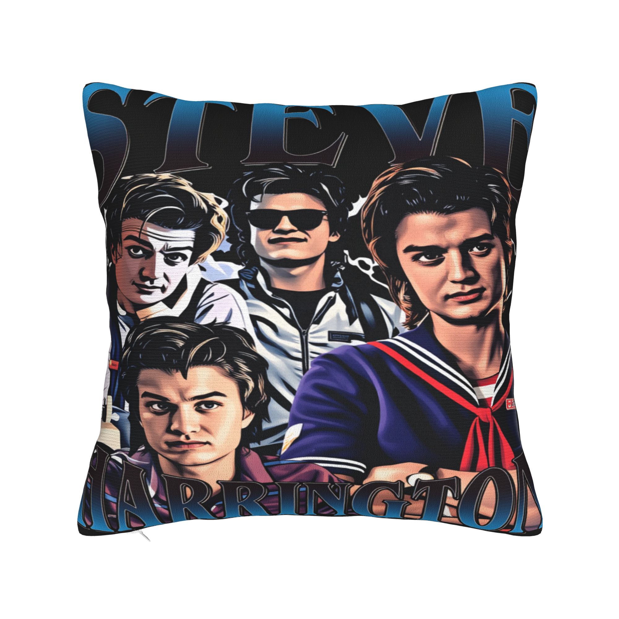 Steve Harrington Pillow Cover  Soft Cushion Cover Kawaii Pillow Case For Living Room Sofa 12x12Inch
