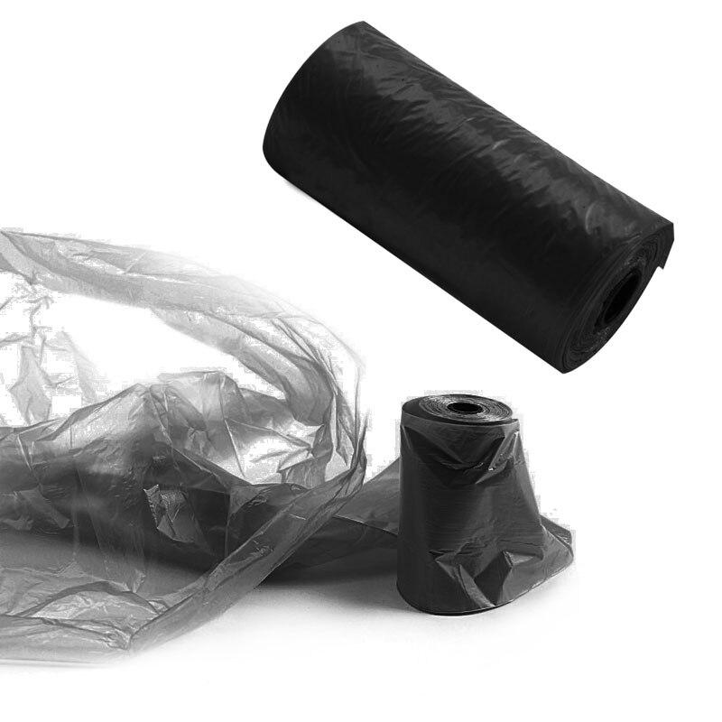 Professional Pets Poo Bags Rolls Strong Thick Leakproof Disposable Waste Bin Bags Perfect For Dogs Cats Puppies Walking Road Black Color