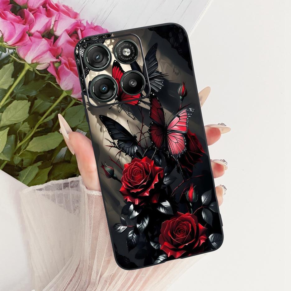For Motorola Moto G57 Power Case XT2537-5 Cool Lion Dragon Painted Cover Soft TPU Phone Cases For Motorola Moto G67 Power Fundas