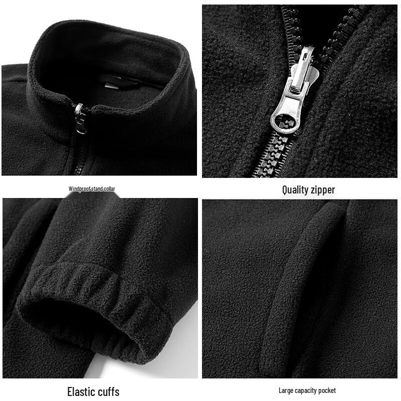 JEANSWEST Men's 3-in-1 Fleece Lined Hooded Outdoor Jacket