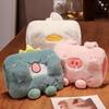 OIMG Rechargeable Plush Hot Water Bottle Hand Warmer