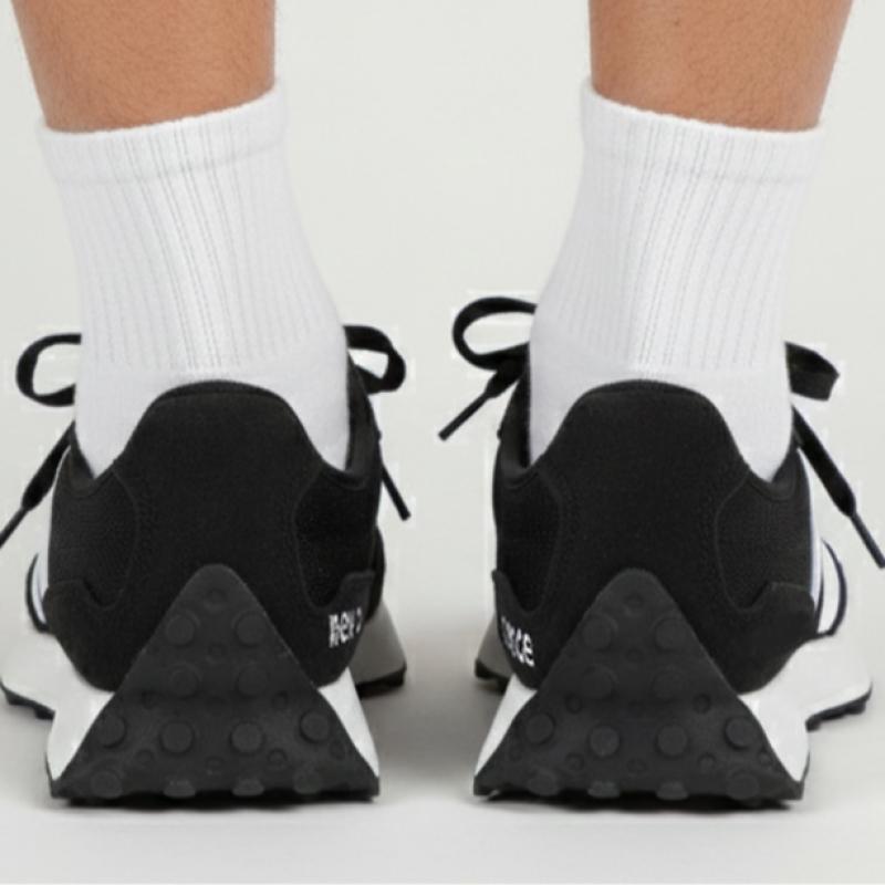 New Balance 327 Black White