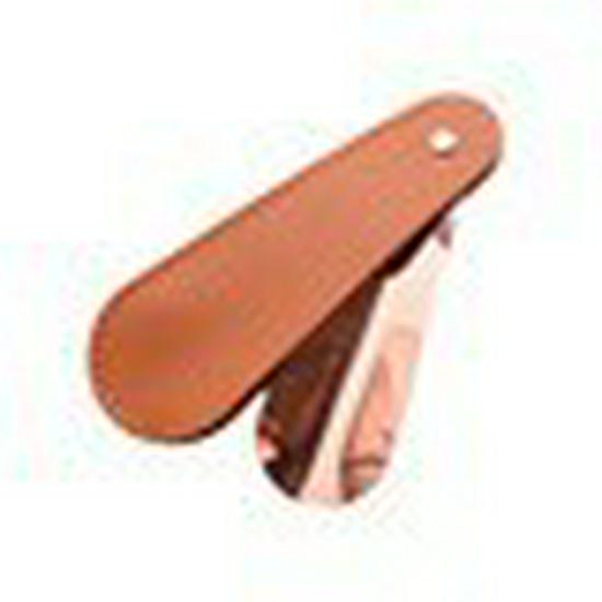 PU Leather Stainless Steel Shoehorn and Shoe Lifter