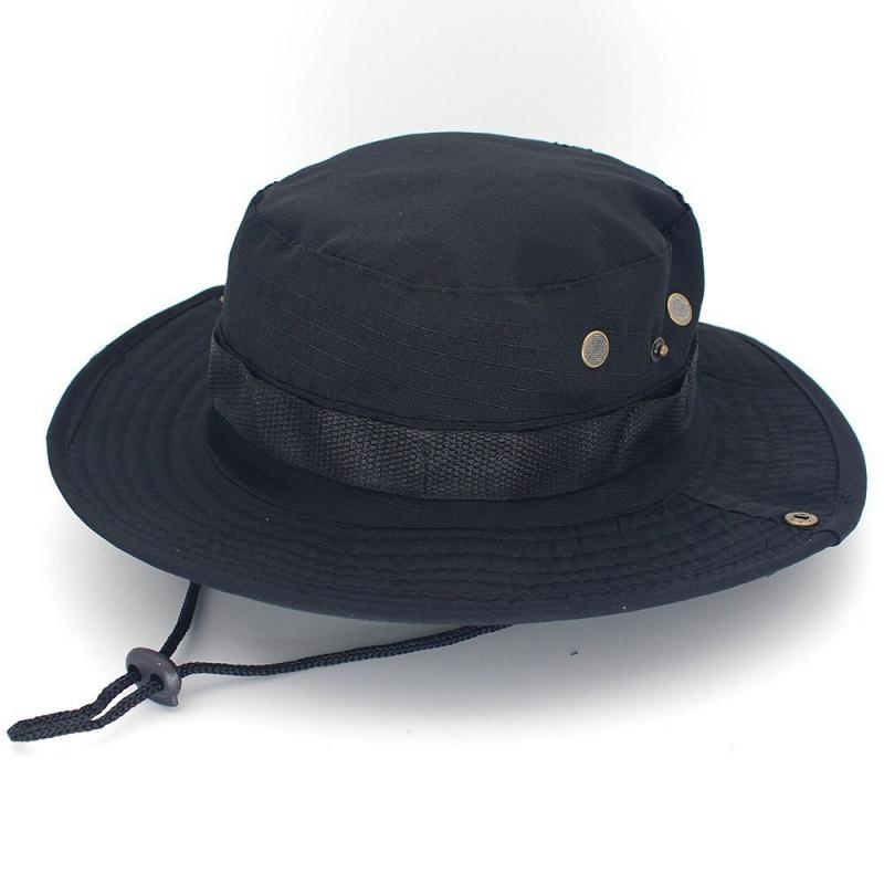 

Camouflage Tactical Boonie Hats Camping Climbing Bucket Sniper Hat Men Outdoor Fishing Hiking Cap Sun Protective Boonie Caps 55-62CM