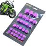 30pcs Motorcycle Screw Nut Cover Cap Bolt Cover Motorcycle Screw Nut Bolt Cap Cover