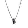 Men's Hip-Hop Titanium Steel Interlocking Double-Ring Necklace - Niche Design Sweater Chain Pendant for Women