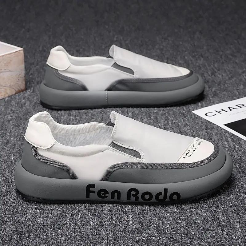 

Сетчатые мужские вулканизированные туфли для тенниса, дышащие, новые, кроссовки, мужские слипоны, корейский стиль, предложение, дешево, высокое качество, модный бренд 39